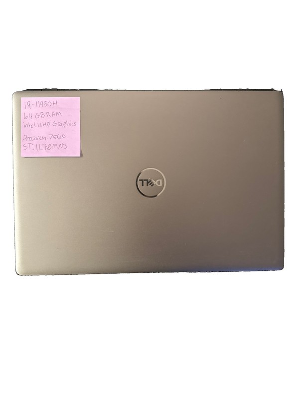 Dell Precision 7560 i9-11950H 64GB RAM intel UHD graphics NO SSD gallery