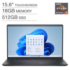 Dell Inspiron 15.6″ Touchscreen Laptop – AMD Ryzen 7 7730U, i3535-A813BLK-PUS