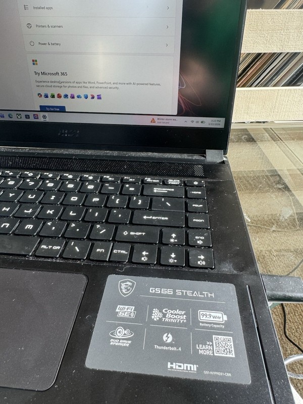MSI GS66 Stealth 11UE Gaming Laptop – RTX 3060 – Excellent Condition. gallery
