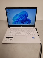 Hp laptop 14-dq0052dx celeron N4120 1.1ghz 4gb ram 62gb eMMc charger 5CD4208H4Z