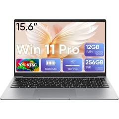 15.6″ Laptop PC 12+256GB,Windows 11 Pro Computer,Intel Celeron N4000,MS Office
