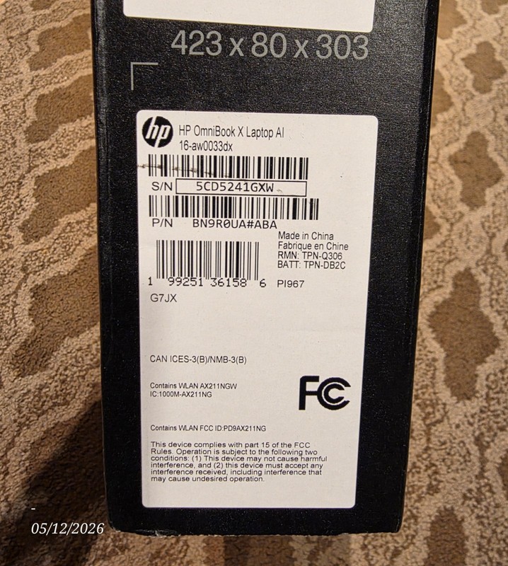2025 HP OmniBook X 16-aw0038dx 16" U7 255H 32GB DDR5 2TB SSD RTX 4050 Win11 PRO gallery