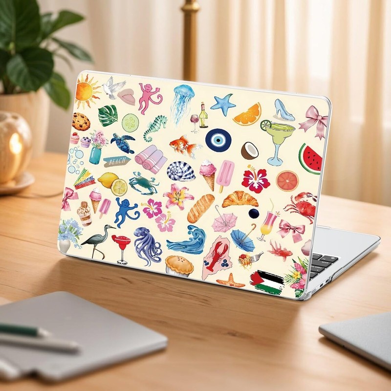 MacBook Air 13.6" Case 2022 2023 2024 2025 2026 - Colorful Food Hard Shell Cover gallery