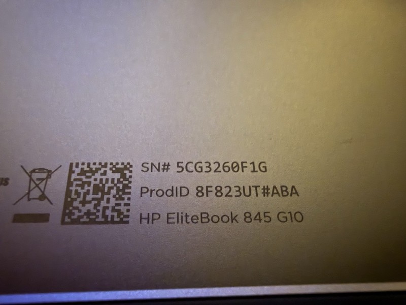 HP EliteBook 845 G10 Laptop 14" LCD AMD Ryzen 7 PRO 7840U 16GB 512GB WIFI gallery