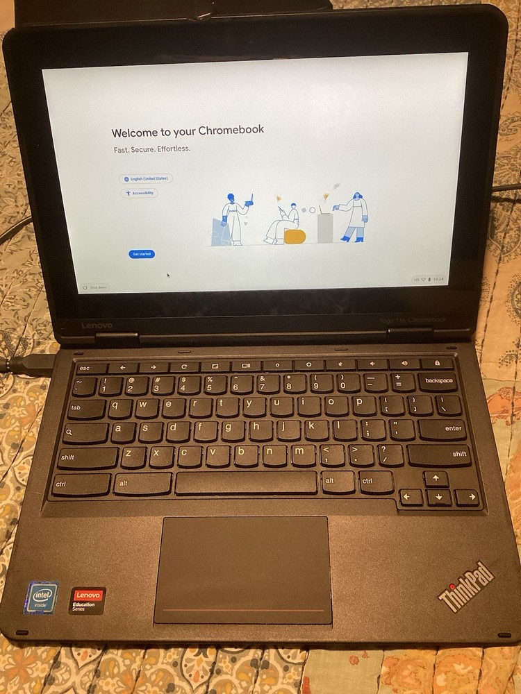 Lenovo ThinkPad 11e Chromebook 11.6" Intel Celeron 1.60GHz 4GB 16GB SSD Black