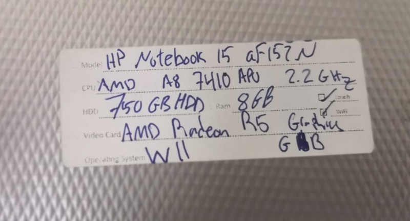 HP 15-af152n AMD A8 7410 APU 2.2GHz 750GB HDD 8GB AMD radeon r5 touch gallery