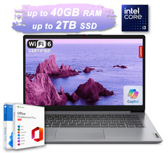 2026 Lenovo IdeaPad Laptop 14″ Intel i3 Upto 40GB RAM & 2TB SSD Office 2024 Pro
