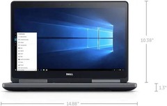 Dell Precision 7510 i7-6820HQ 16GB RAM 512GB SSD NVMe 15.6 in Xeon E3-1535M v5
