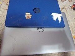 hp laptop model 14 dq0055dx and dell laptop model p75f002 PARTS ONLY