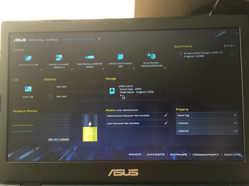ASUS L210MA-DB01 11.6" INTEL N4020 @ 1.10GHZ 4GB RAM 64GB eMMC WINDOWS 10 gallery
