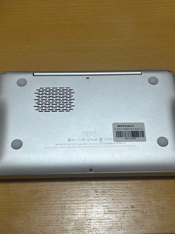 GPD Pocket 2 Laptop m-3-8100Y Windows11 Silver Used gallery