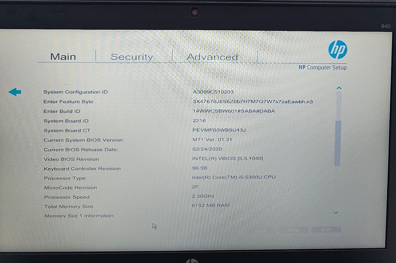 HP EliteBook 840 G2 14" Laptop Intel Core i5-5300U 8GB Ram NO HD/OS (FL) gallery