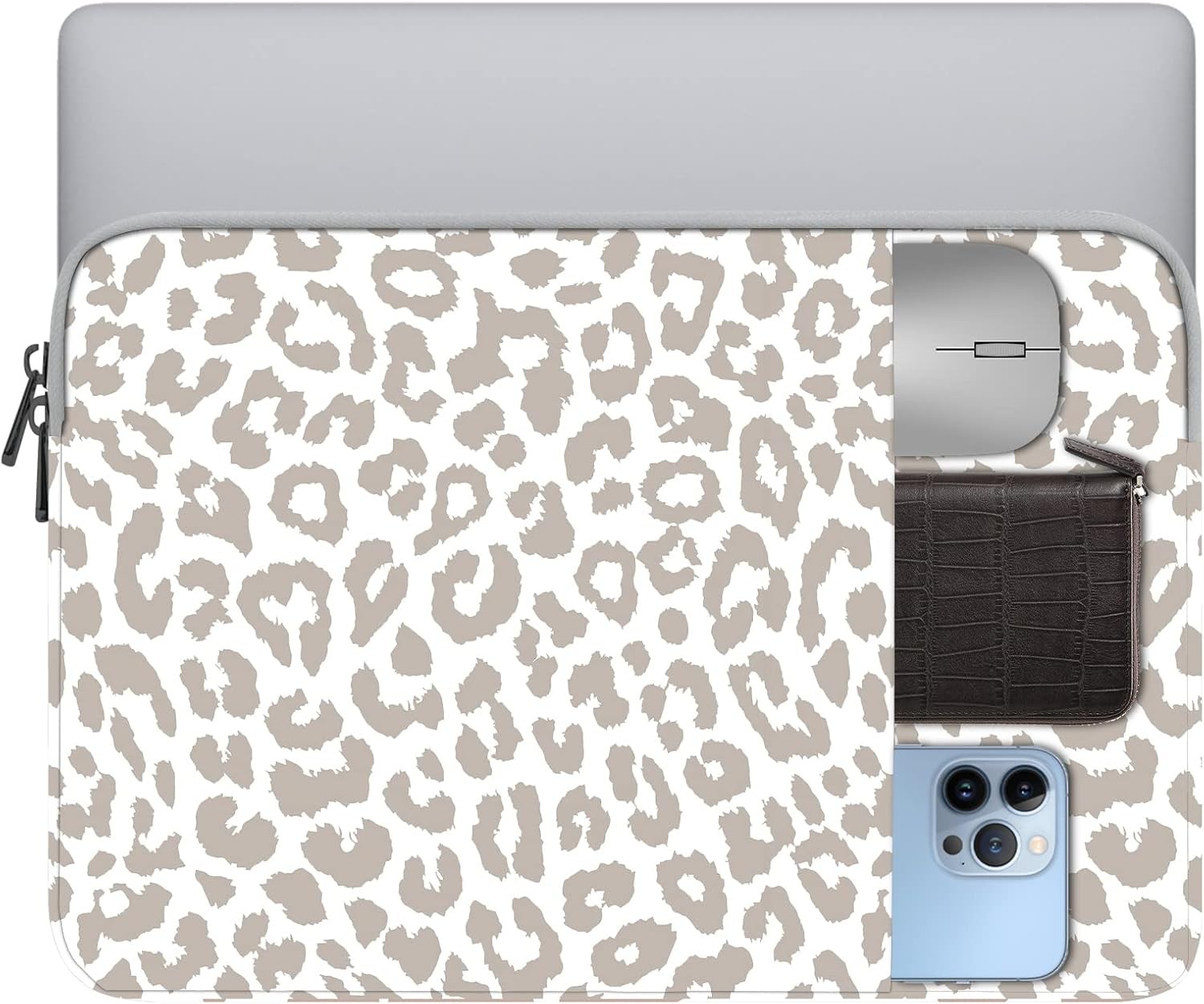 Water Resistant 13-14 Inch Laptop Sleeve Bag with Pocket for MacBook, iPad, Dell gallery