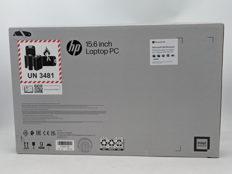 HP Laptop 15-fd0084wm 15.6" Intel N200 16GB DDR4 128GB UFS Windows 11 Home gallery