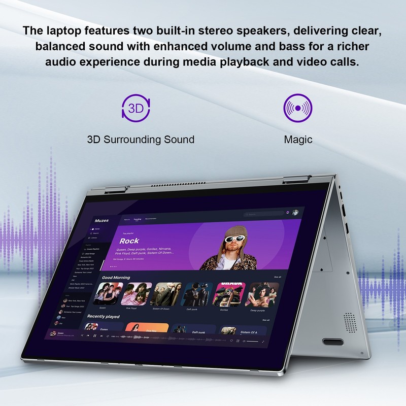 2026 Jumper 2-in-1 Laptop Tablet 16" Touchscreen 4GB+256GB / 20GB+1152GB Win11 gallery