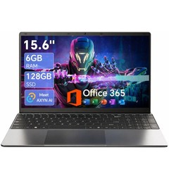 2026 SGIN AI Laptop 15.6inch Intel J4105 128GB/256GB SSD Free Office 365 7000mAh