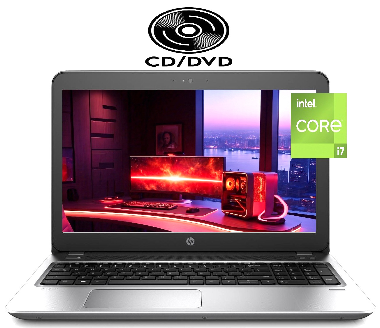 15.6" HP ProBook Laptop: Intel i7-7500U! 16GB RAM - 256GB SSD! Zorin Core O.S gallery