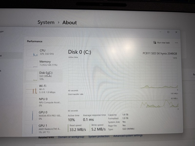 Dell Pro Max 16 MC16255 16in Ryzen AI 9 HX PRO 370 64GB 2TB RTX PRO 1000 W11 gallery