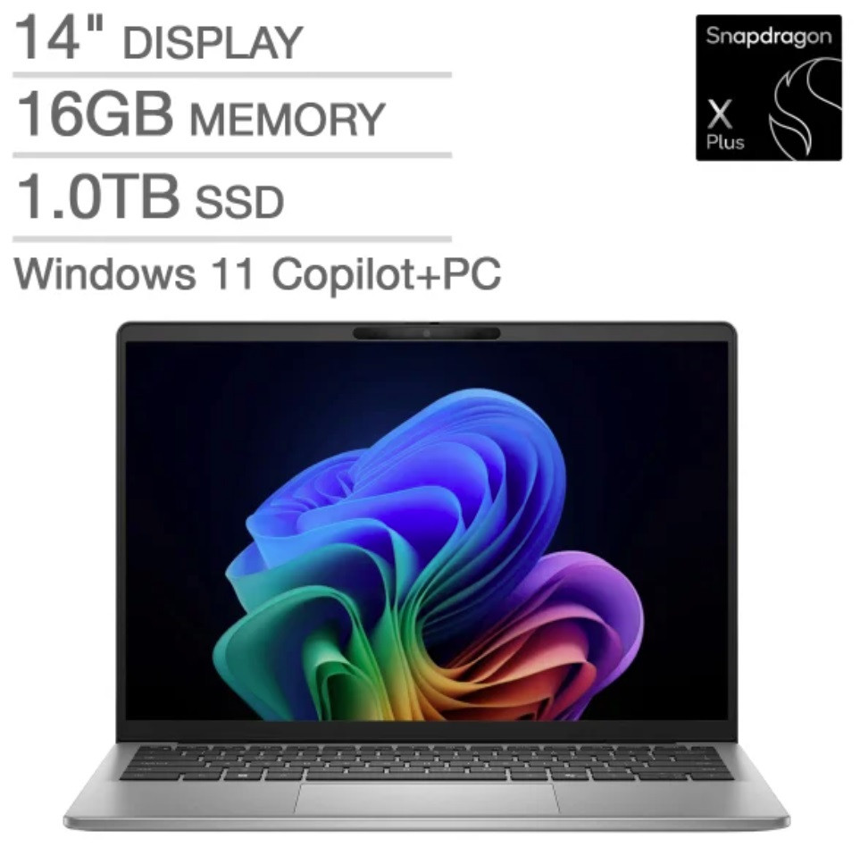 Dell 14 5441 14" WUXGA Snapdragon X Plus 16GB 1TB SSD W11H Copilot+PC gallery