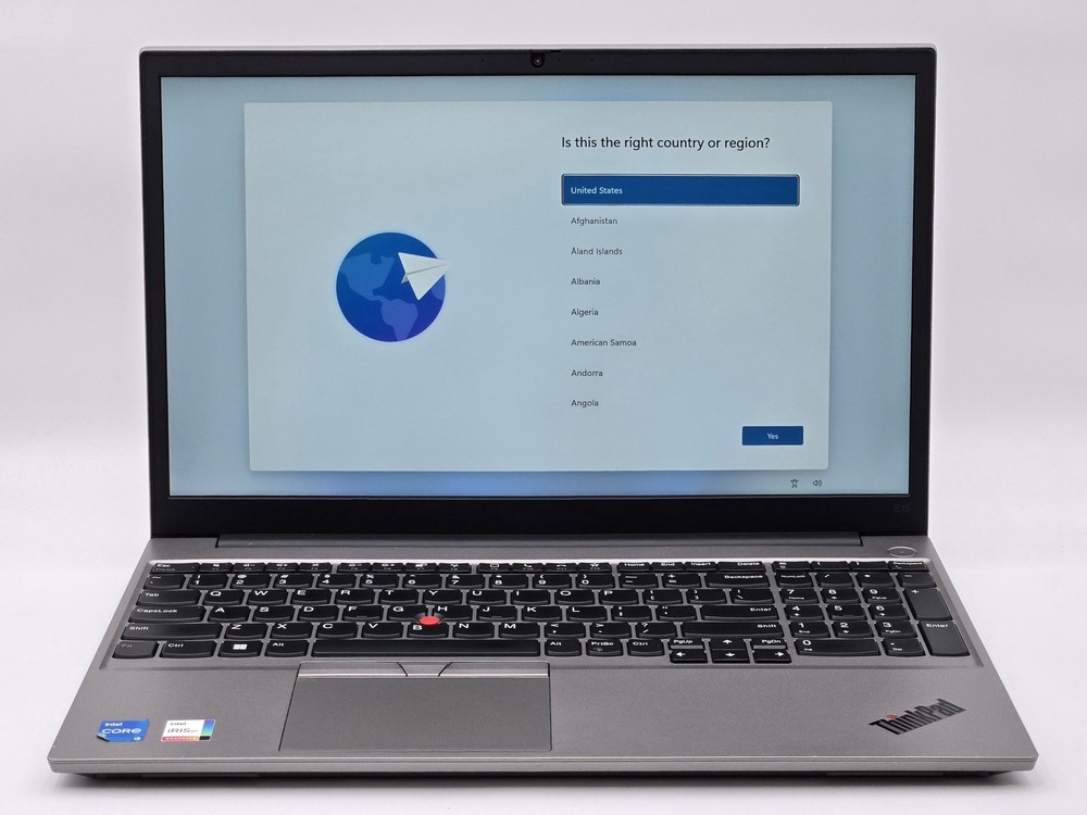 Lenovo ThinkPad E15 Gen 4 15" FHD I5-1235U 512GB SSD 16GB W11P Webcam