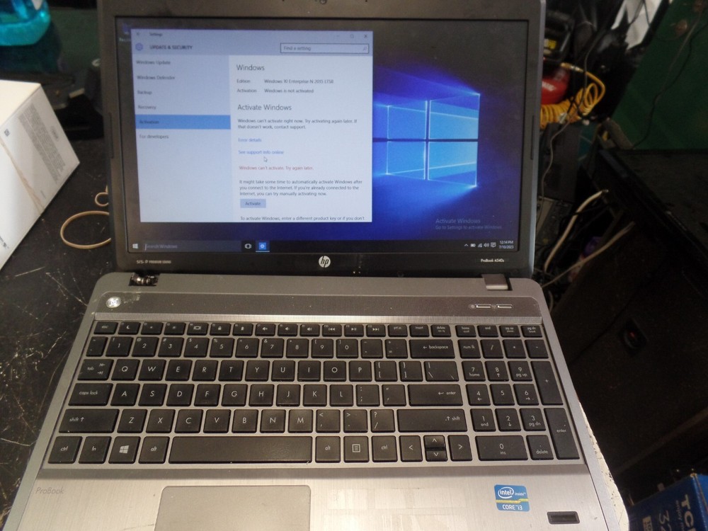 HP PROBOOK 4540S INTEL CORE I3-3110M 2.40GHz 4GB RAM 250GB SSD