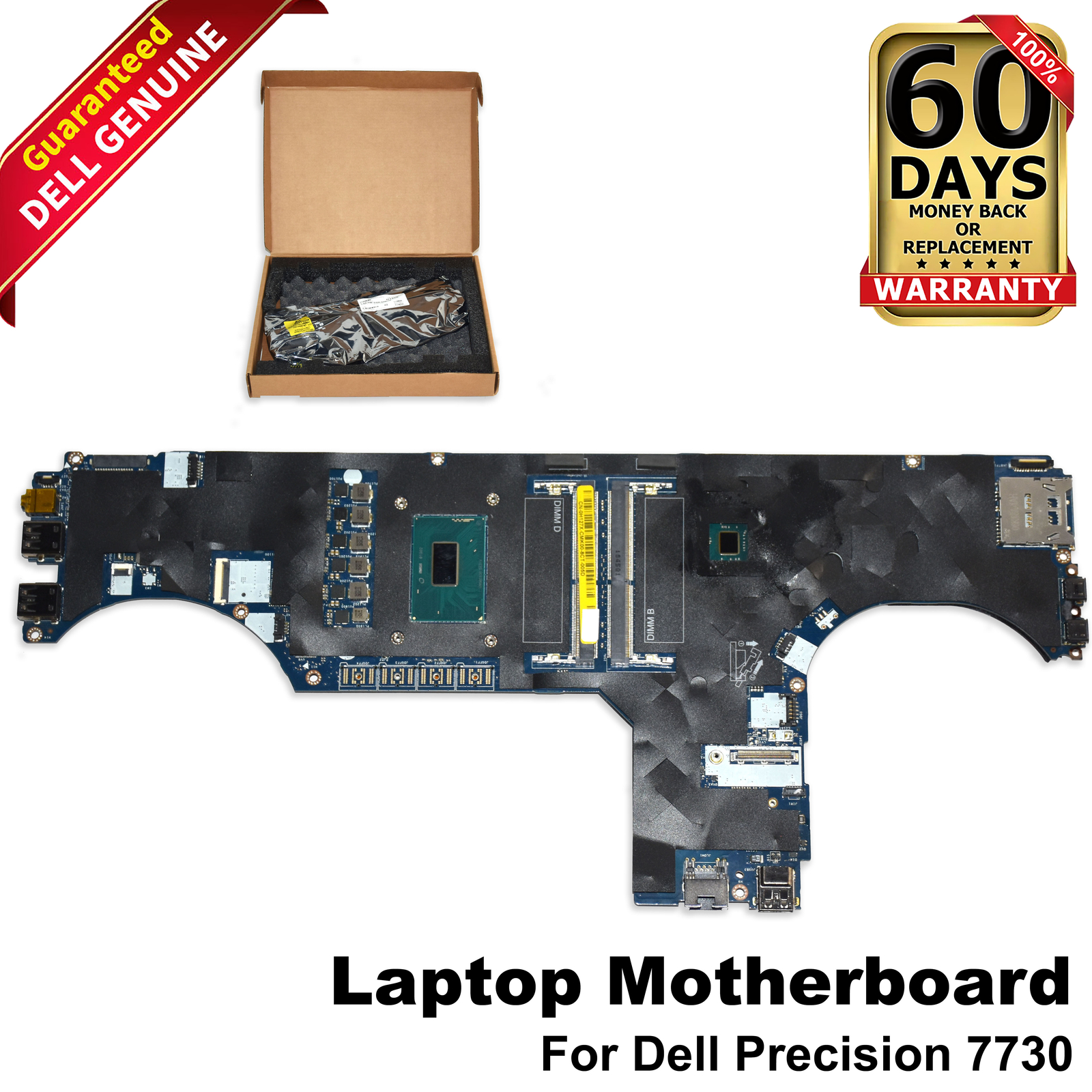 Dell Precision 7730 Motherboard Intel Xeon E-2176M CPU 2.7GHz 6-Core H127X gallery