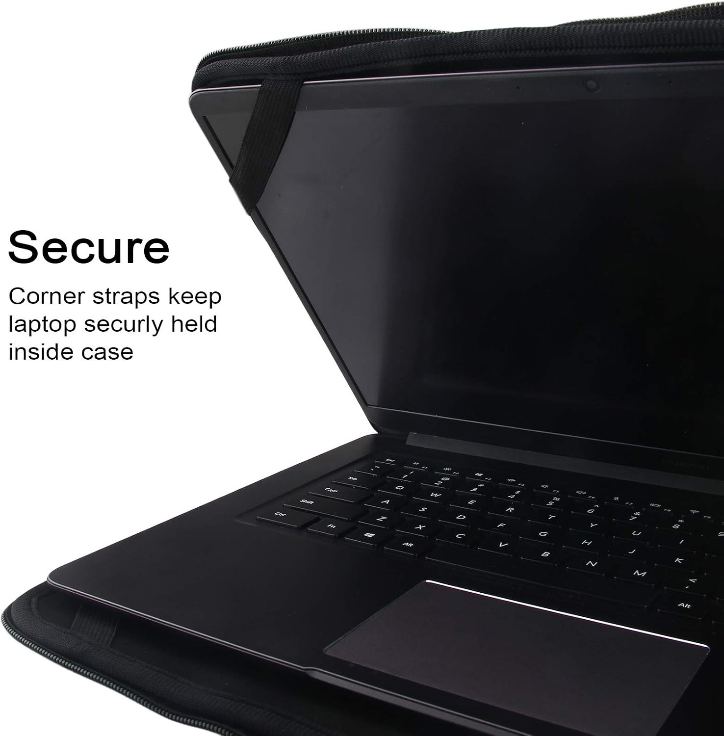 12 inch Laptop Sleeve Black Neoprene Notebook Carrying Bag/Pouch Cover for 11.6" gallery