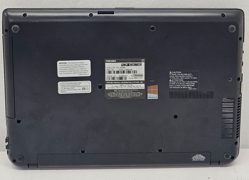 Toshiba Satellite C55-B2598 Laptop Intel Celeron N2830 4GB Ram 500GB NO OS (FL) gallery