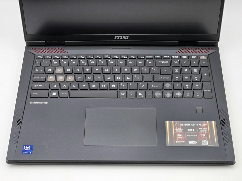 MSI Raider HX 18" ULTRA 9 285HX 2TB 64GB W11 RTX 5080 Backlit FPR RGB 240Hz gallery