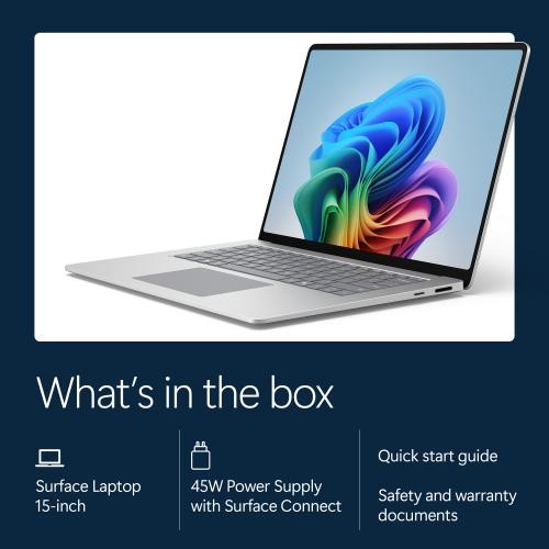 Microsoft Surface Laptop 15 3K Touch Snapdragon X2 Elite 16GBRAM 1TBSSD Platinum gallery