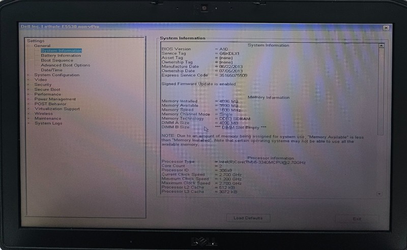 Dell Latitude E5530 15.6" Laptop Intel Core i5-3340M 4GB Ram NO HD/OS (FL) gallery