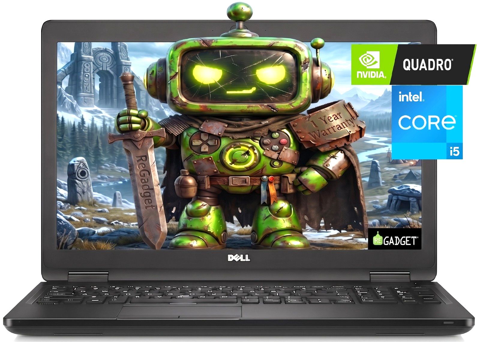 15.6" Dell Gaming Laptop PC: i5 Quad Core! 16GB RAM - 256GB NVME SSD! Nvidia! gallery