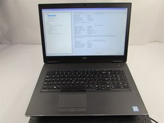 DELL PRECISION 7740 17.3″ I7-9750H NO SSD 64GB RAM NVIDIA RTX 4000 NO O.S/BATT