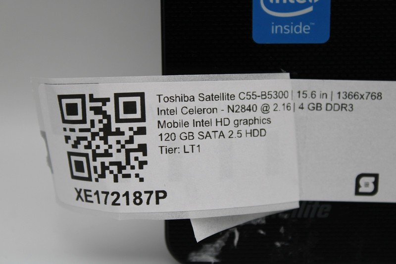 Toshiba Satellite C55‑B5302 Celeron N @ 2.16 GHz 4GB RAM 120GB SSD No OS *PARTS gallery