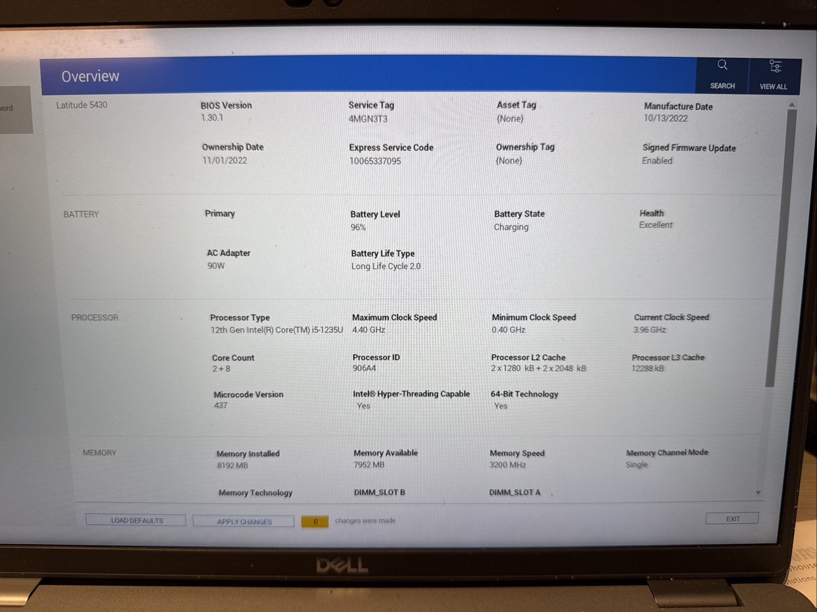 Dell Latitude 5430 14” Laptop – Intel Core i5-1235U – 8GB RAM gallery