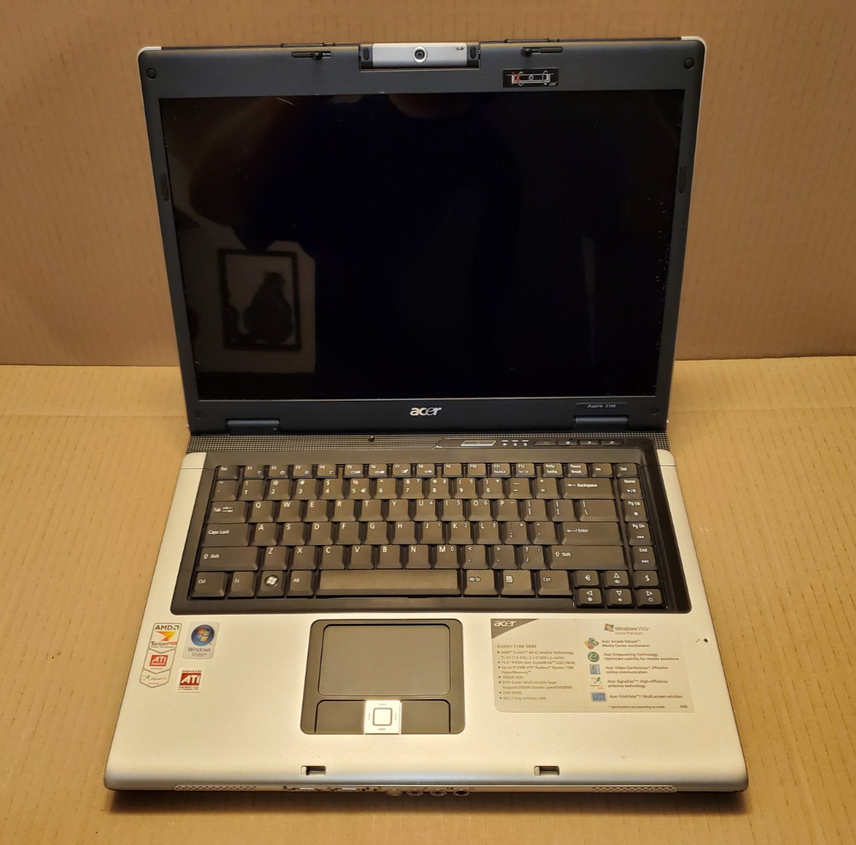 Acer 5100 BL51 Laptop - AMD Turion 64 X2 1.60 GHz - Vintage Retro Gaming gallery