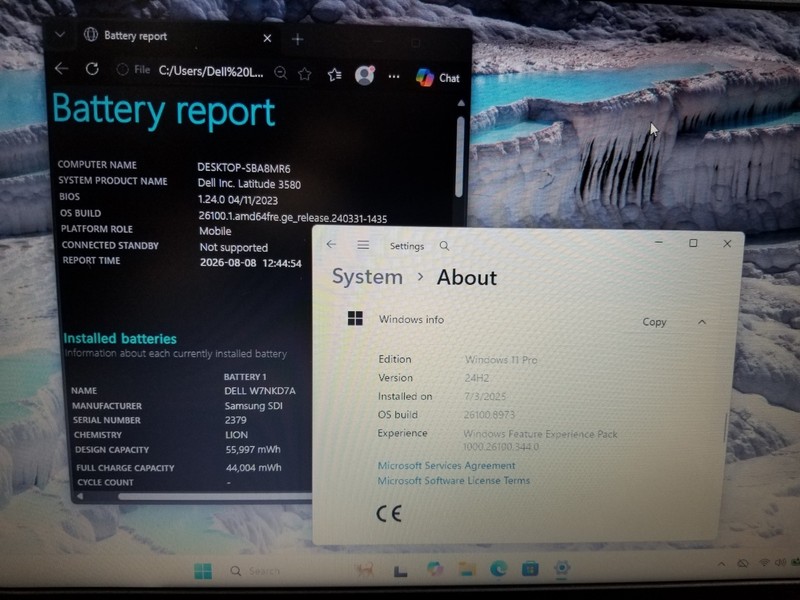 Dell Latitude 3580 15.6" HD i5-7200U 2.5GHz 8GB RAM 256GB SSD Win11Pro WiFi READ gallery