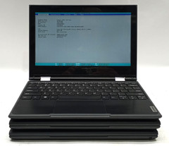 Lot of 3 Lenovo 300e TOUCH Pentium Silver N5030@1.10GH 8GB RAM NO HDD/OS TH068*!