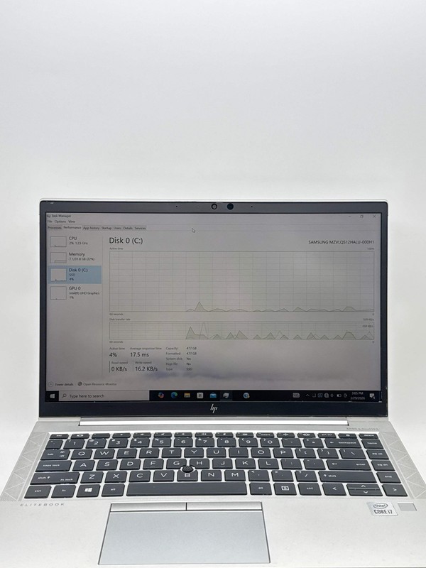 HP EliteBook 840 G7 i7-10510U 32GB RAM 512GB SSD 14” Works Great LCD Black Spot gallery