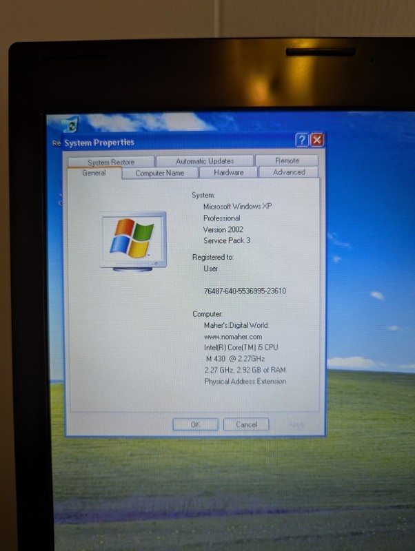 HP Probook 4420s MS Windows XP gallery