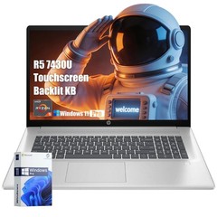 HP 17.3″ Touch Laptop HD AMD Ryzen 5 7430U UP TO 64GB RAM 2TB Windows 11 Pro