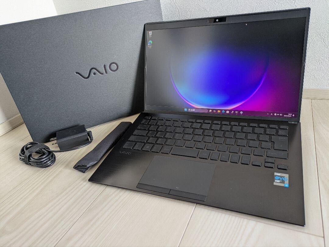 SONY VAIO SX14 ALL BLACK vjs1448 Intel Core i7-1195G7 Windows11 Home 64bit d730 gallery