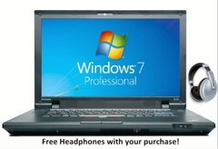 Lenovo Thinkpad SL510, 15.6″ 2.10 GHz DVD 4GB 128GB Win7 Pro+2nd OS*, Office*