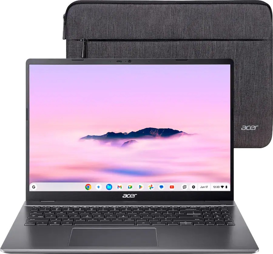 Acer Chromebook Plus 16 intel i3-1315U Google AI Pro 2TB Storage 8GB 128G Sleeve gallery