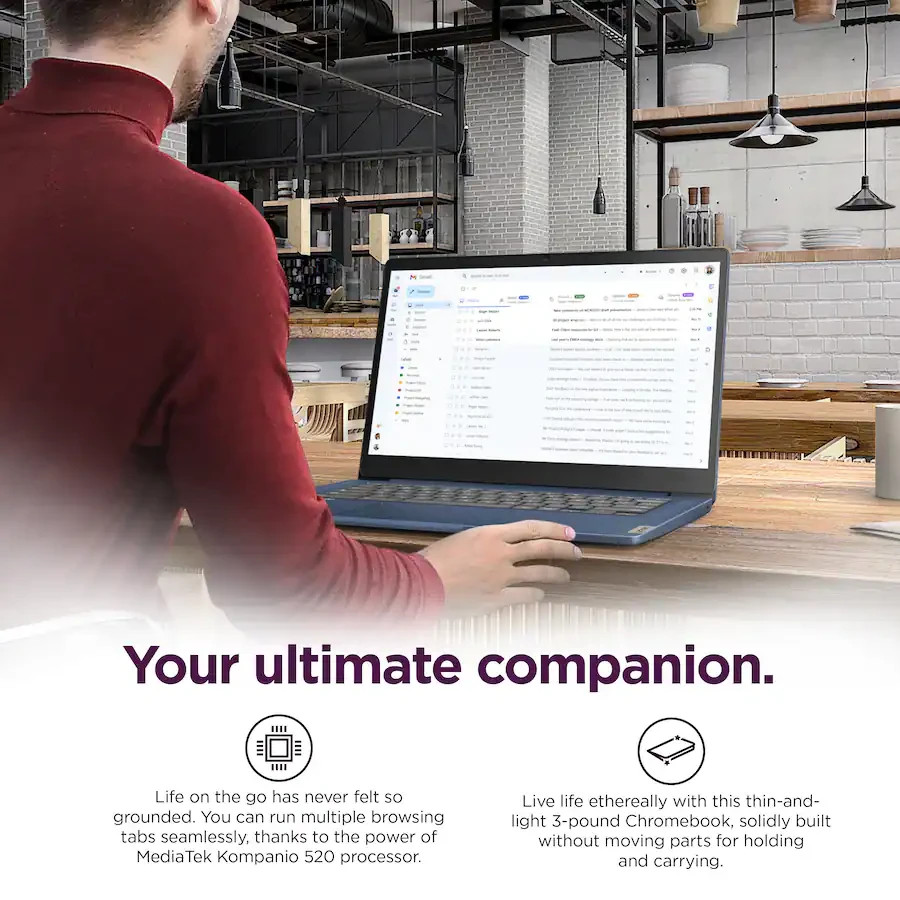 Lenovo - IdeaPad Slim 3 Chromebook Laptop - 14" Full HD - Touch Screen Free Ship gallery
