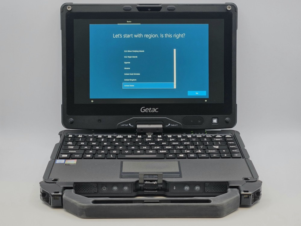 Getac V110G4 2-in-1 11" HD Touch I5-7200U 256GB SSD 16GB W10 Pro Webcam *READ*