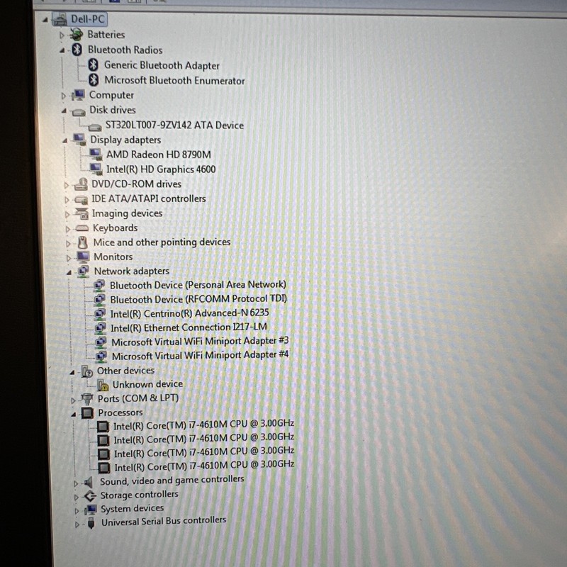 Dell Latitude E6540 15.6" Core i7-4610M 320GB HDD 16GB RAM Cam/BlueTooth Win7Pro gallery