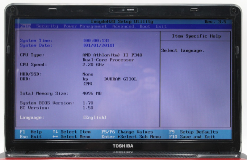 Toshiba Satellite L655 AMD Turion X2@2.4GHz 4GB DDR3 NO STORAGE/OS*USED/TESTED* gallery