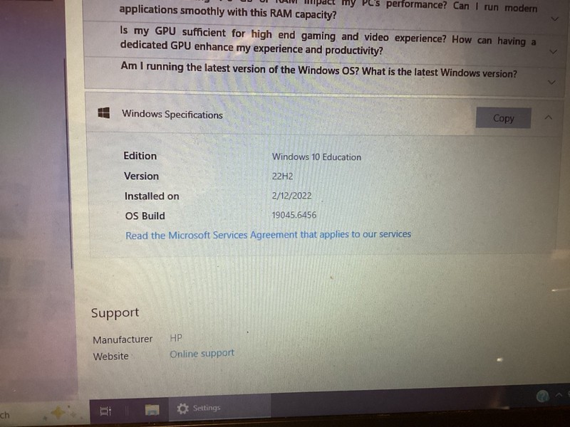 HP 15-DB0011DX 15.6" Laptop Windows 10 Home AMD A6-9225 4GB Memory 1TB Working gallery