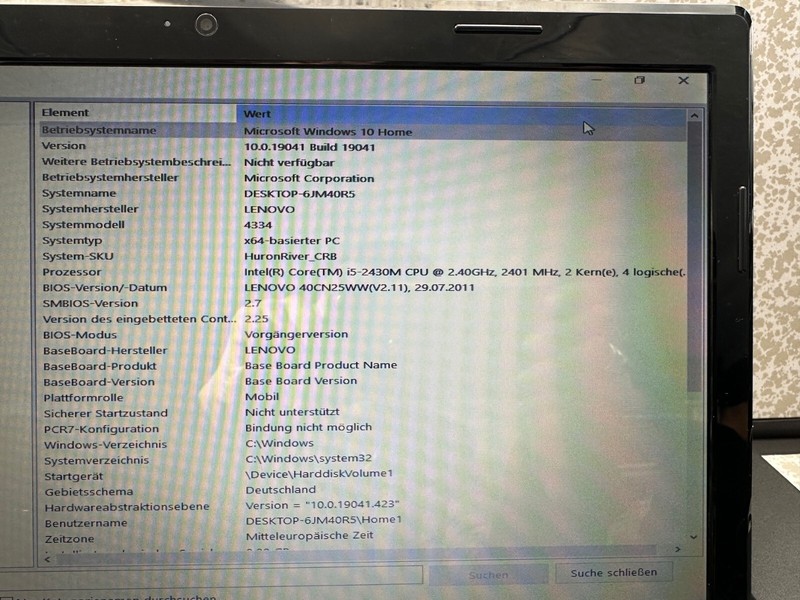 Lenovo G570, 15.6" Intel Core i5 2430M 2.40GHz, 8GB Ram, 500GB HDD, Used gallery